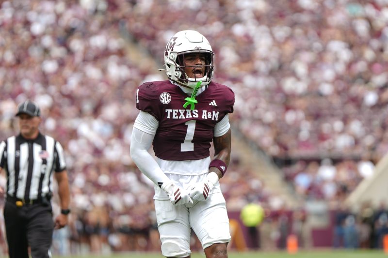 Bryce Anderson injury update: Texas A&M DB stretchered off of field